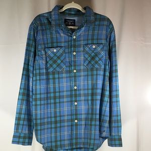 American Eagle Outfitters Shirts - American Eagle blue flannel athletic fit sz XL American Eagle Outfitters Shirts - American Eagle blue flannel athletic fit sz XL